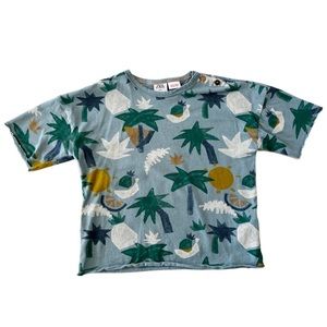Zara Kids Boy Graphic T-Shirt Size 4-5 years